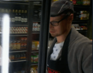 grandpa's at the fridge again