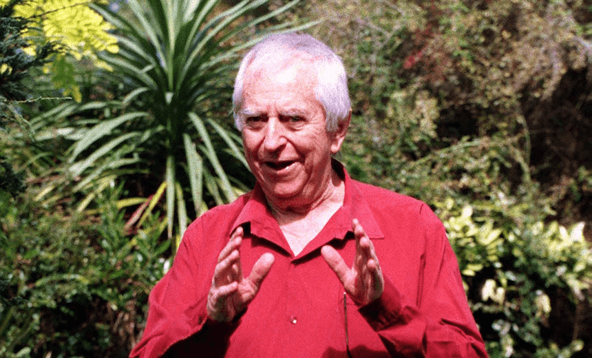 AUCKLAND, NEW ZEALAND – MARCH 30:  Centrepoints former leader Bert Potter returned to the Albany commune, Tuesday after serving nine years in jail for child sex offences and drug charges.  (Photo by John Sefton/Getty Images) 
