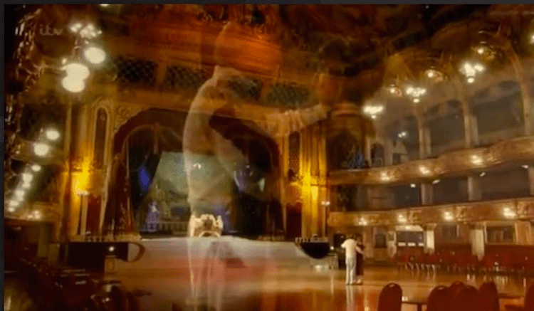 The true-love-terminal-cancer foxtrot in an empty Blackpool ballroom. I'm fine. I just have something in my eye.