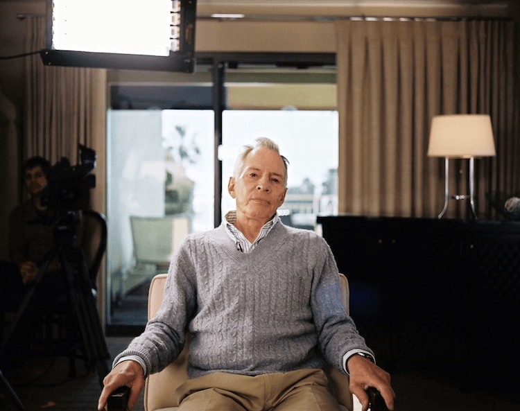 Robert Durst in a still from the HBO documentary The Jinx.