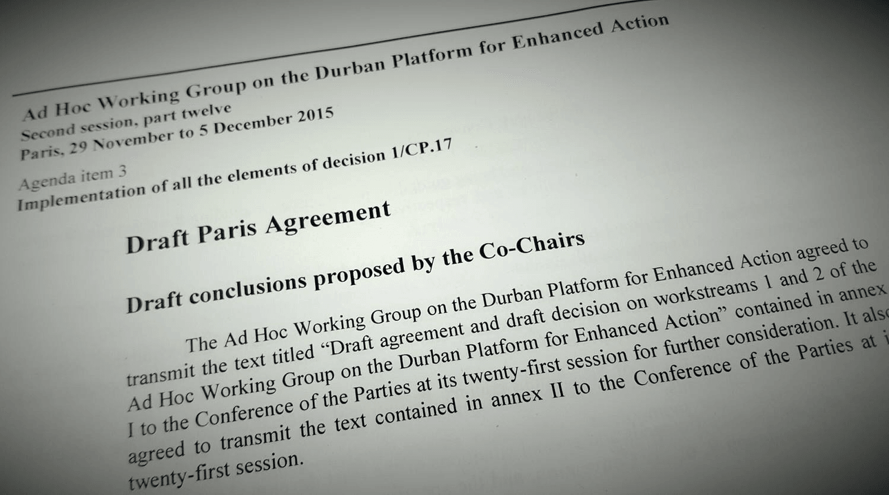 draft Paris Agreement
