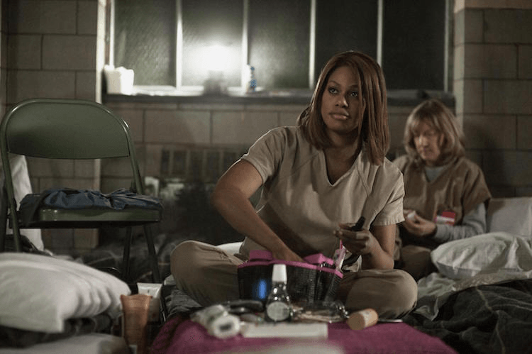 Laverne Cox in a scene from Orange is the New Black season 2. 