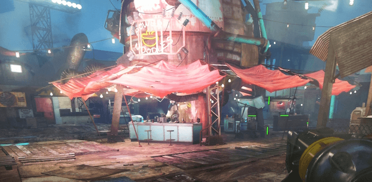 Robot chef Takahashi serves up another steaming bowl of goodness at Power Noodles, Diamond City Market.