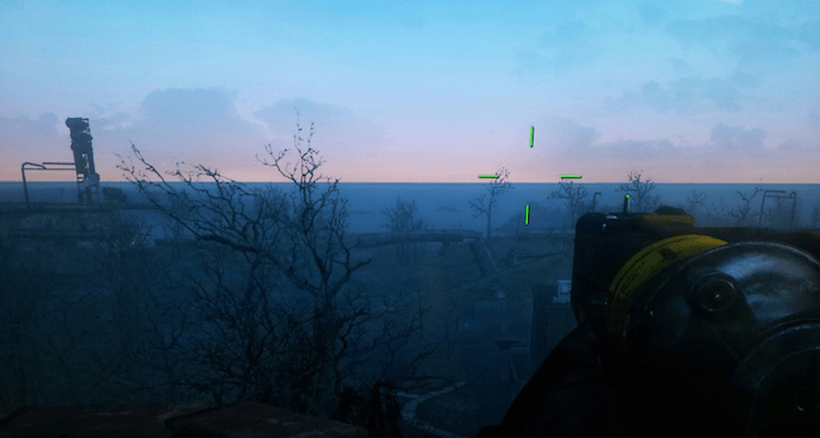 Gorgeous sunset from the top of Lynn Woods Tower.