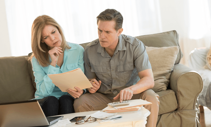 Regret can get in the way of romantic and financial situations alike. Photo: Getty 
