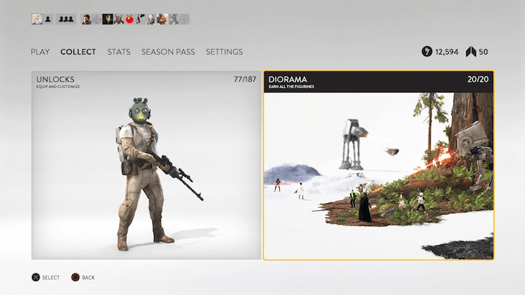 The completed diorama.