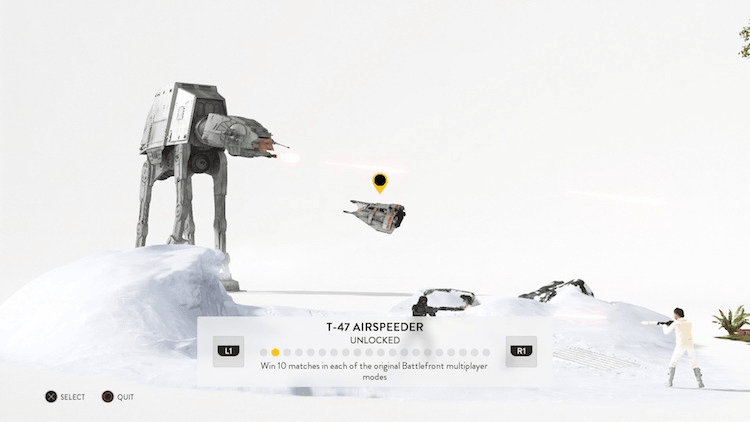 The Star Wars Battlefront diorama