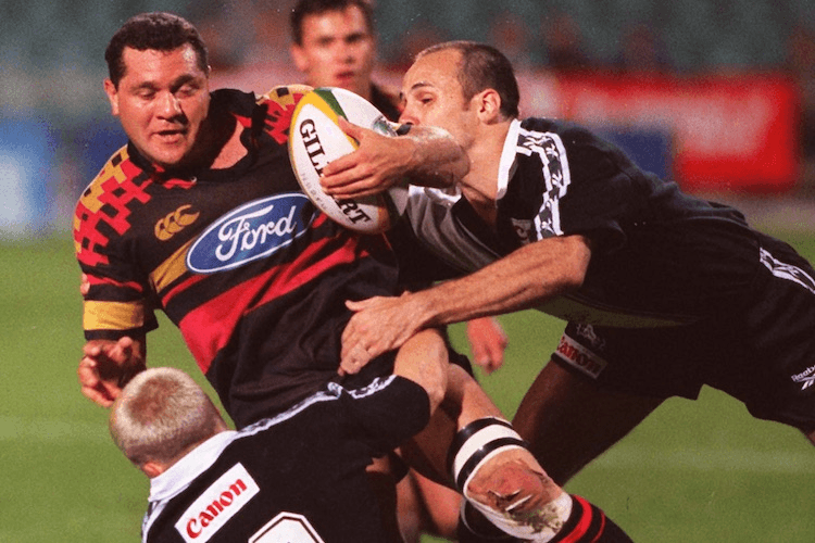 Walter Little in the 1997 Waikato Chiefs uniform. (Photo: Getty Images)