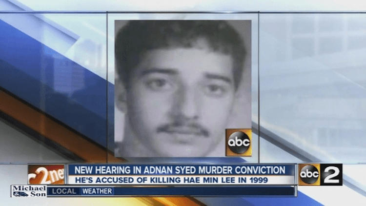 Adnan Syed, subject of the 2014 podcast Serial.