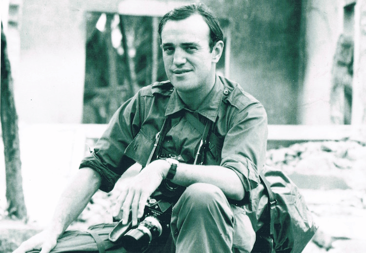Peter Arnett in Kien Hoa province, Vietnam, in 1964.