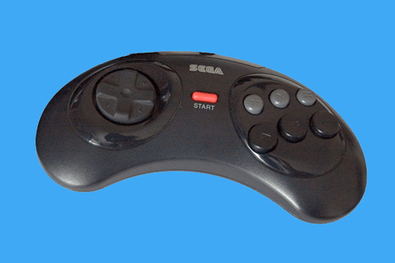 Sega-Mega-Drive-controllers