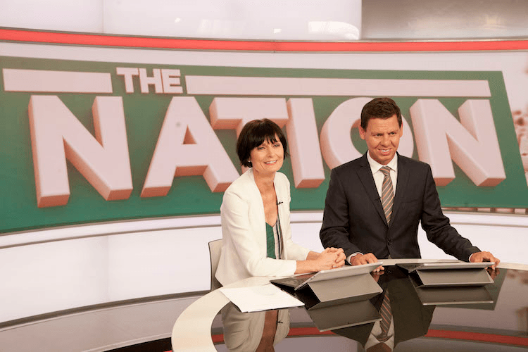 The Nation's Lisa Owen and Patrick Gower