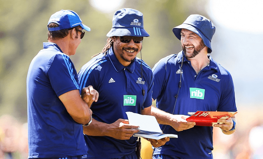 Recently replaced Blues head coach Tana Umaga (Getty Images)  
