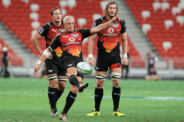 Tiaan Schoeman in action for the Bulls. (Photo by Suhaimi Abdullah/Getty Images)