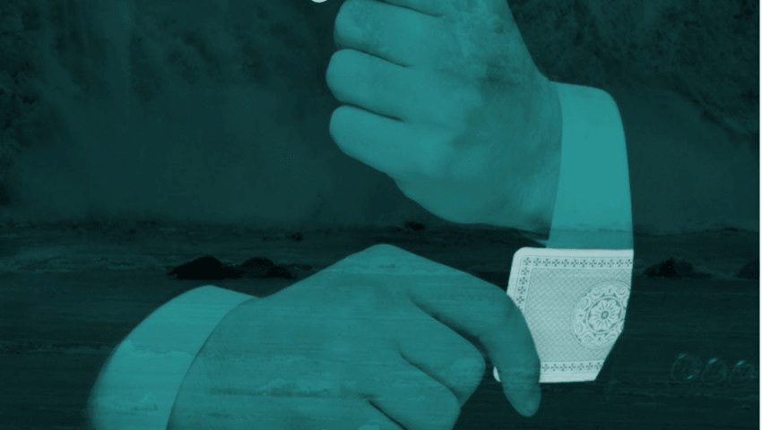 Climate Cheats: A detail from the cover illustration for the Morgan Foundation report