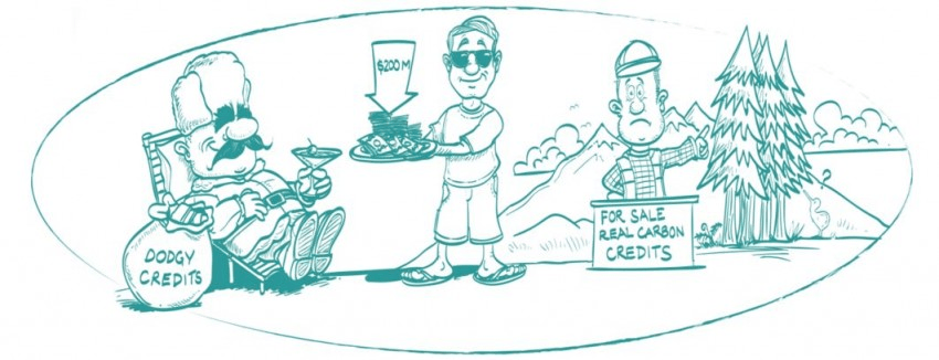 Cartoon from the Morgan Foundation Report