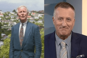 LEFT: FORMER HOST GRAEME THOMSON, RIGHT: CURRENT PRESENTER CHRIS NICOL