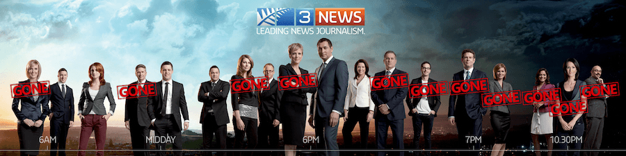 An image circulating amongst TV3 insiders