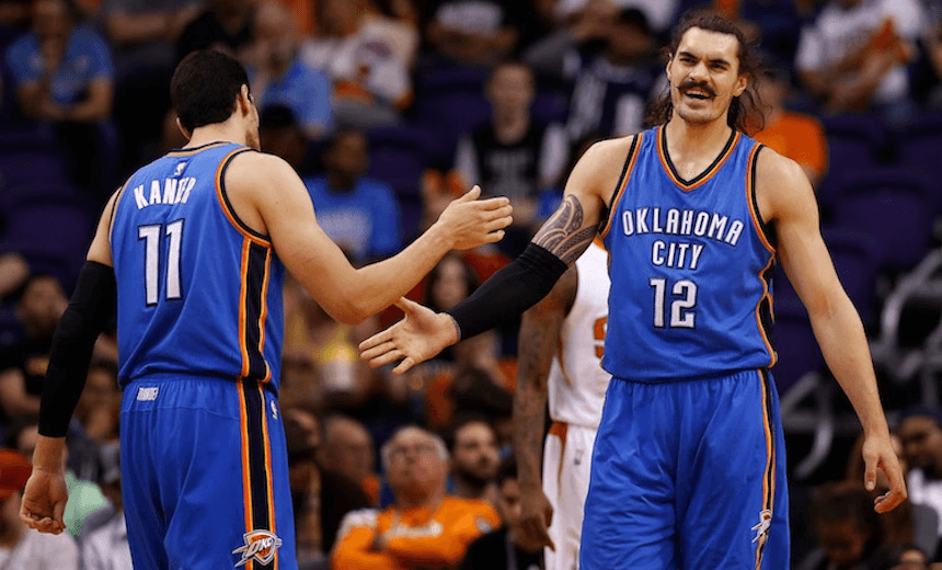 In the locker room with Steven Adams, the NBA’s most normal star
