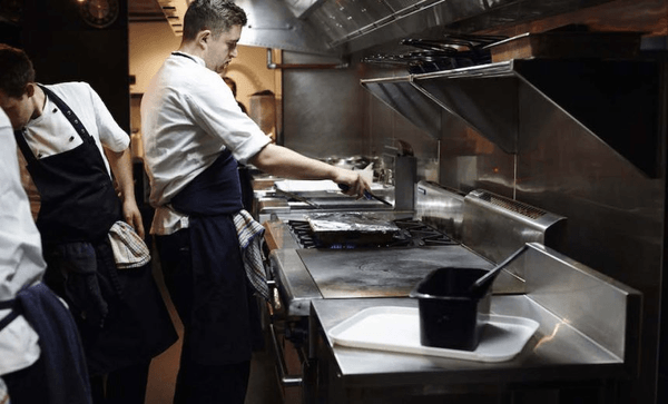 In the kitchen at Cassia. Photo: Rebecca Thomas 
