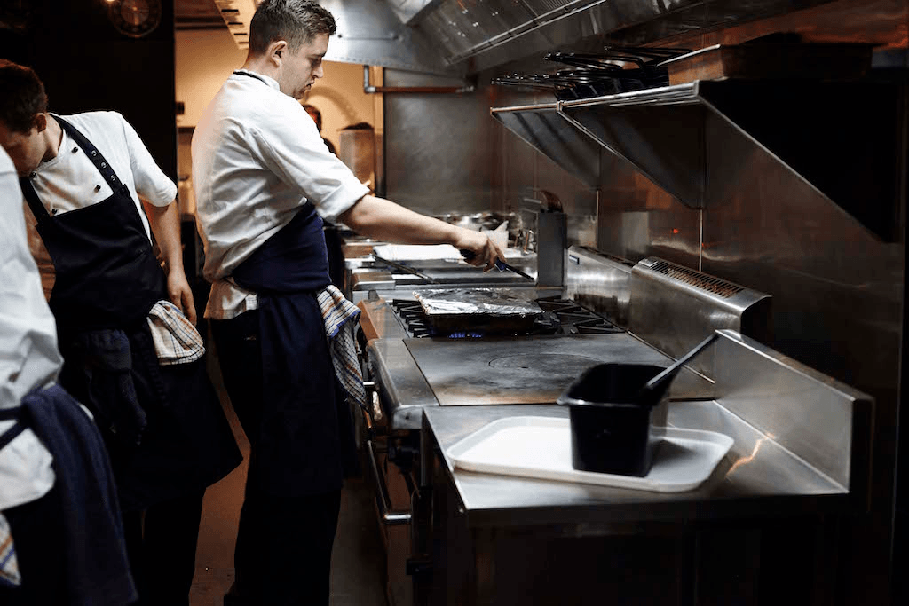 In the kitchen at Cassia. Photo: Rebecca Zephyr Thomas