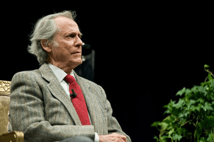 Don DeLillo attends the 2012 Carl Sandburg Literary Awards dinner. (Photo by Timothy Hiatt/Getty Images)