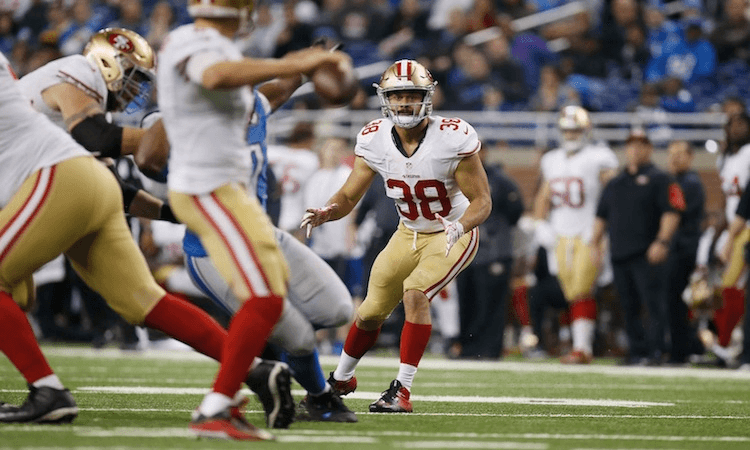 Jarryd Hayne with the San Francisco 49ers. (Photo: Getty Images)