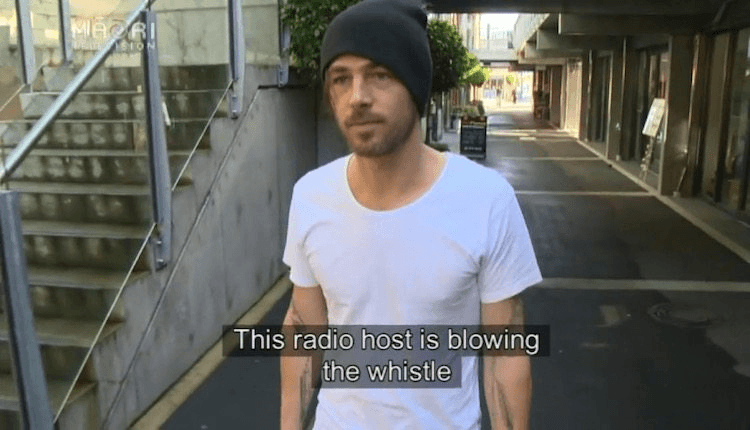 Behan during Te Kaea's story (image: screengrab)