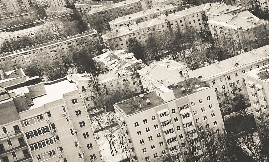 Roof of modern house 
