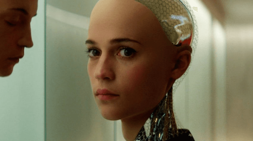 Ex Machina (2015), directed by Alex Garland. 