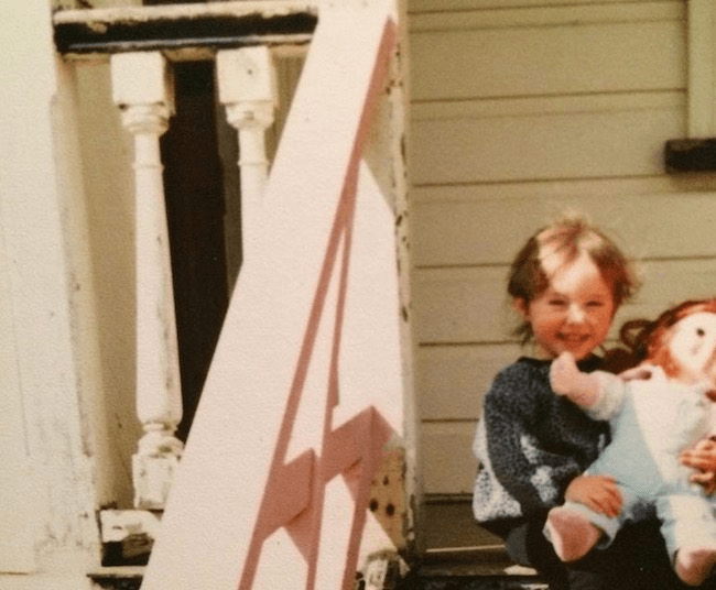 The author as a child growing up in Ponsonby (image: supplied)