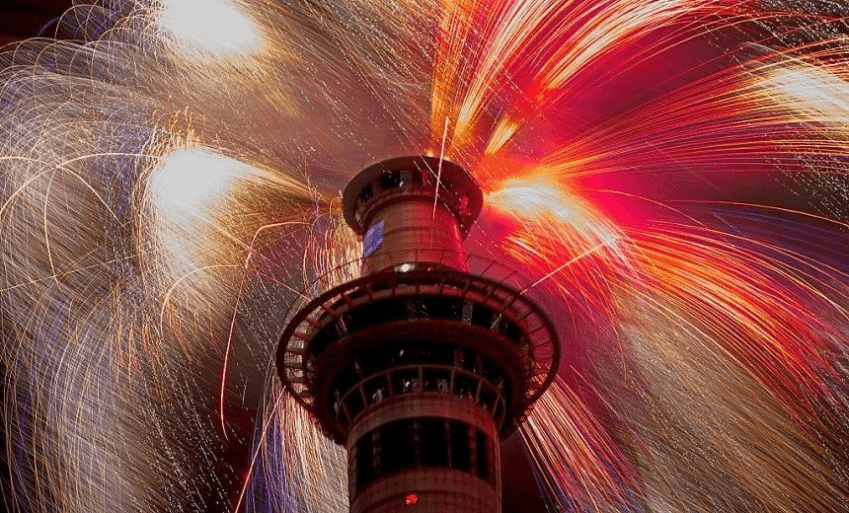 The steeple of NZ’s biggest casino. Photo: Dave Rowland/Getty Images 
