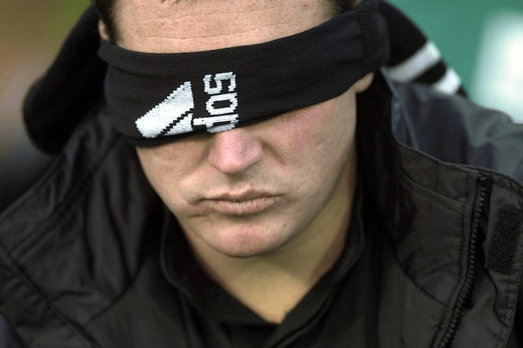 The definitive photograph of Andrew Mehrtens. (Photo by Ross Land/Getty Images)