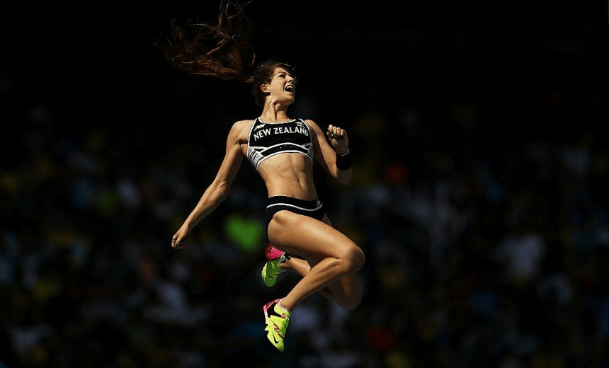 McCartney celebrates winning bronze (Photo by Laurence Griffiths/Getty Images) 
