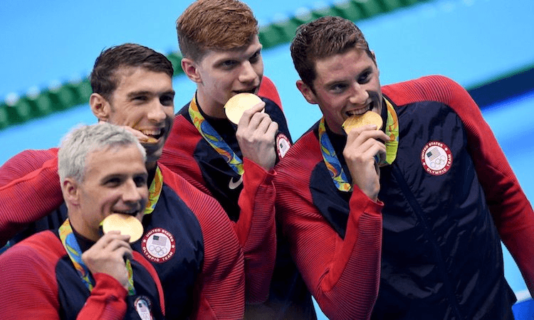Ryan Lochte, Michael Phelps etc., 2016 (Photo: Getty Images)
