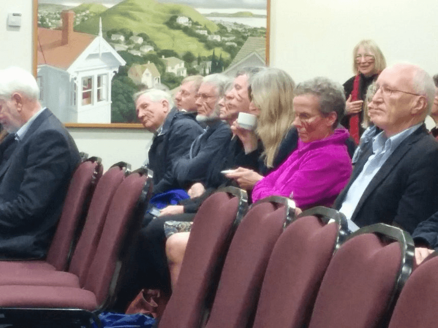 This warpaint-wearing elder gang turned out to be a harmless crew of environmental crusaders. Photo: Hayden Donnell