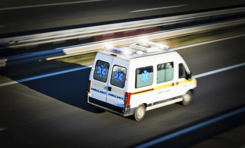 An ambulance races to assess the TPP’s injuries. Photo: iStock 
