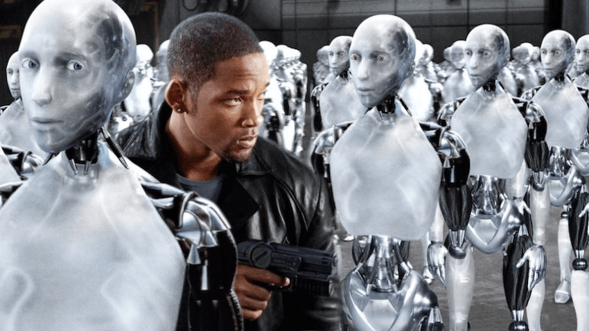 I, Robot (2004), directed by Alex Proyas.
