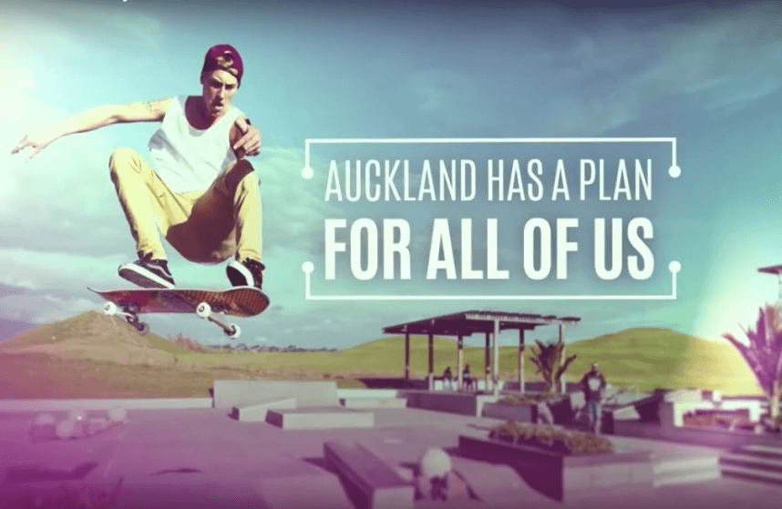 This still from a council video might seem sinister were it not for the happy skater 
