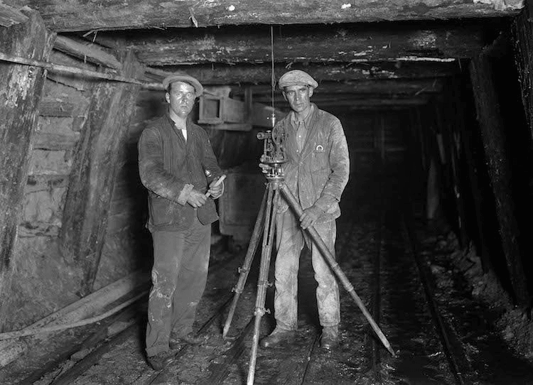 “He say me have to work, work, work, work, work, work”: Waiuta mine manager Tas Hogg (left). 