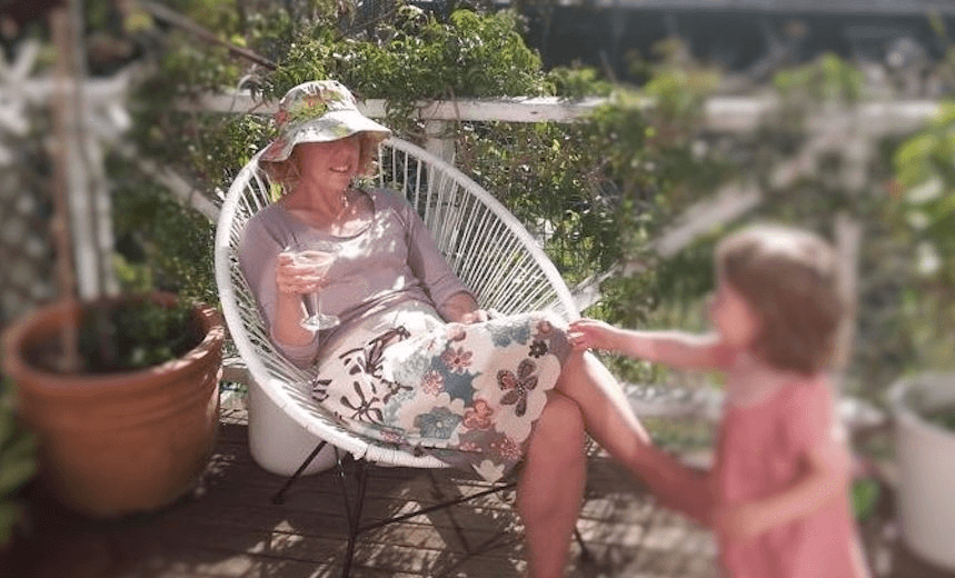 This is me drinking and relaxing in the sun as one of my children happily entertains herself and articulates intelligent thoughts to me. As a parent my life always (ahem, NEVER) looks like this. See the perfect parenting claim is just so unbelievable. Shortly before this photo was taken I fought my oldest child off who refused to let me get on MY brand new chair and just after I was slapped by the younger one who insisted I could move over and share it with her. It all went to shit after that and I sank the martini in one go and had a conversation with the oldest about why exactly we had children. #parentingisace. Still the chair is awesome and that one minute was bliss. 
