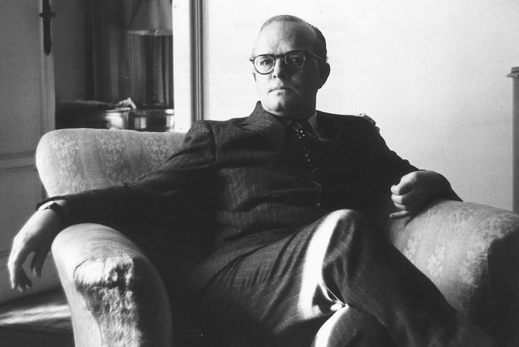 Truman Capote also blurred fiction and non-fiction in 'In Cold Blood'. (Photo by Keystone/Getty Images)