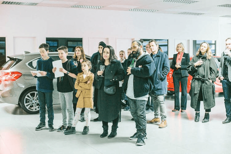 The audience at XXXXX. Photo: Naomi Haussman. 