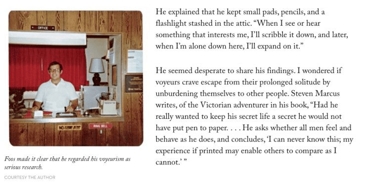 Screengrab of Talese's New Yorker feature on Foos