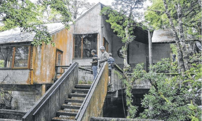 The Scott-designed visitor centre at Te Urewera. Photo: Scott Architecture
