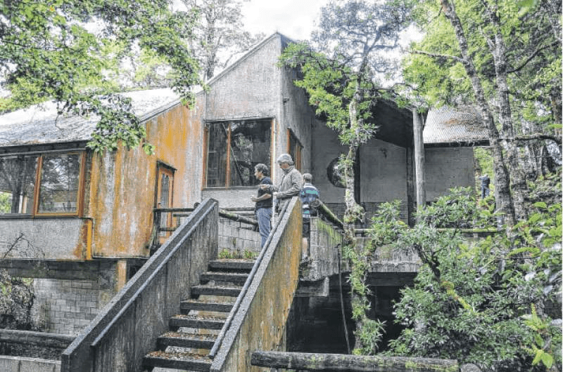 The Scott-designed visitor centre at Te Urewera. Photo: Scott Architecture