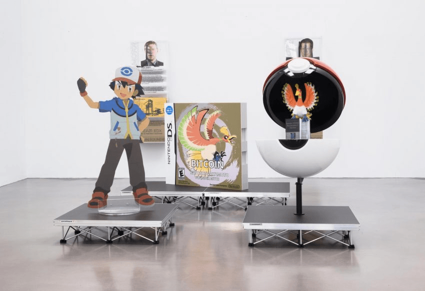 From Denny's Blockchain Future States exhibition. Photo: Petzel Gallery