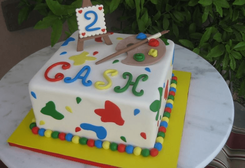 A cake for a kid called Cash that we found on the internet