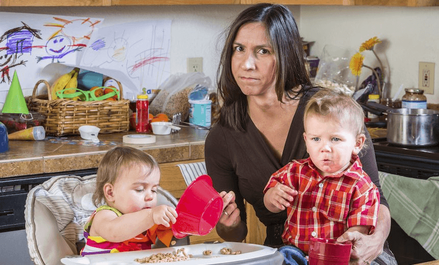 A very rare semi-realistic stock image of parent. (iStock) 
