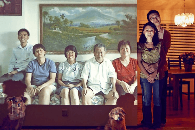 Goh family (Bellevue, Bedok) from the series 'Being Together', John Clang. Courtesy of John Clang